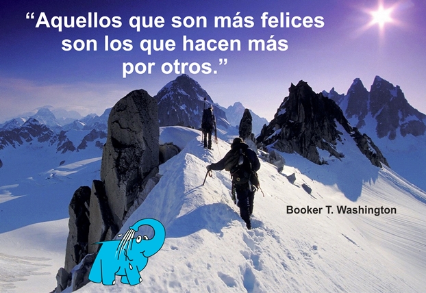 Una Enseñanza de Booker T. Washington sobre La Solidaridad en La Frase del Día del Elefante Azul de Avilés